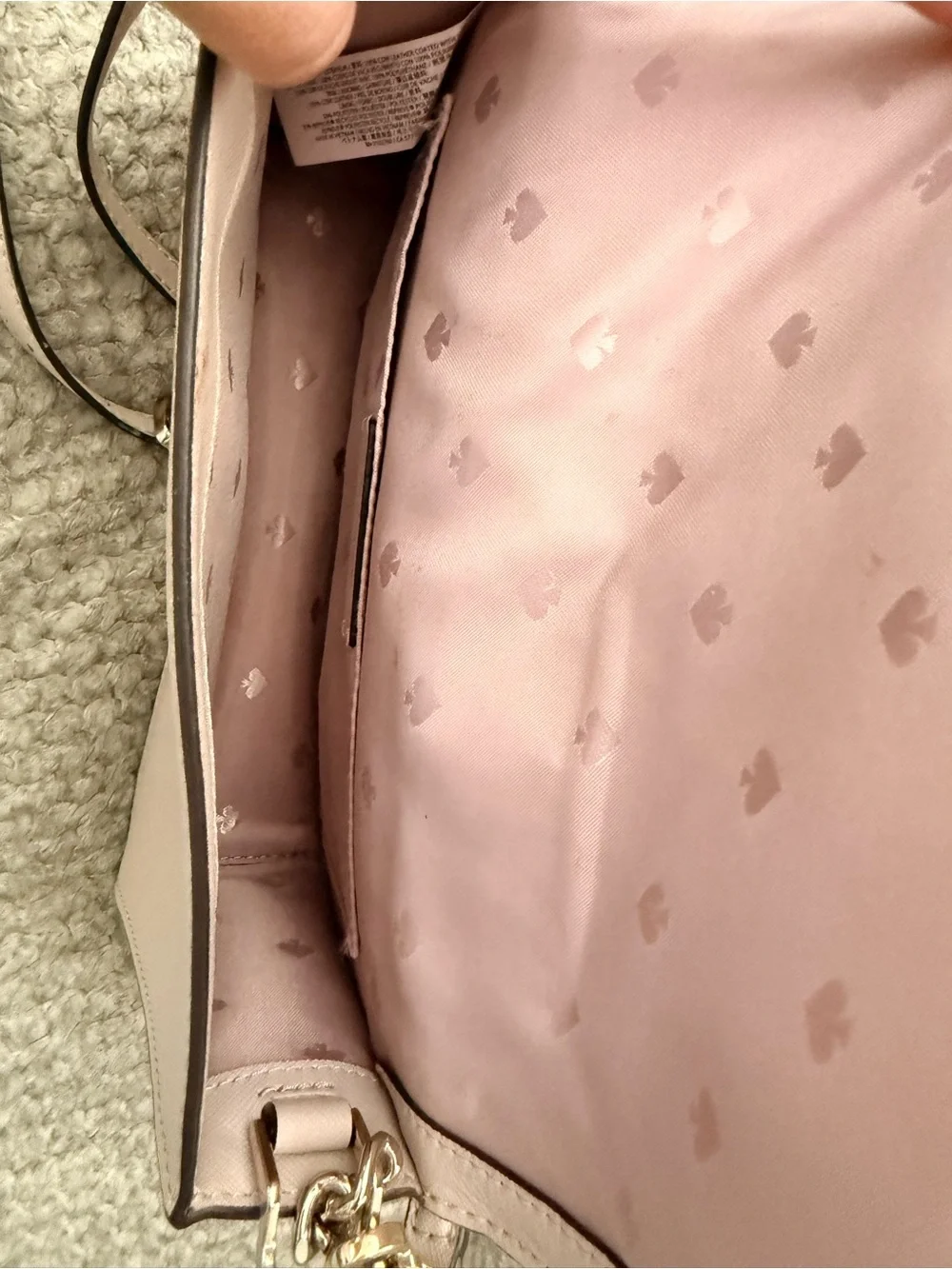 Preloved Kate Spade Cameron Crossbody Handbag Purse Flower Applique